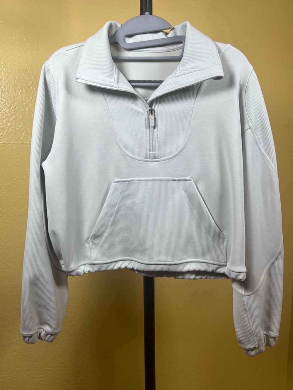 Lululemon Brushed Softstreme Ribbed Half Zip Pullover, size 4 - Picture 2 of 8